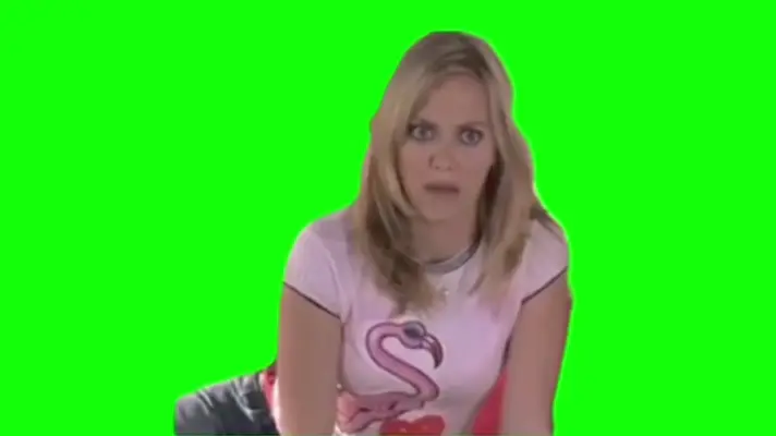 Acting Surprised green screen meme