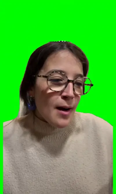Bim Bam Boom Bap Boom Bap Bam green screen meme