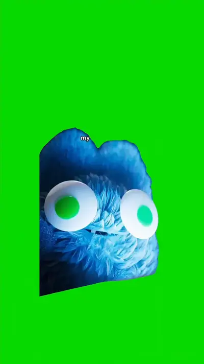 Cat Spamming Emoji green screen meme