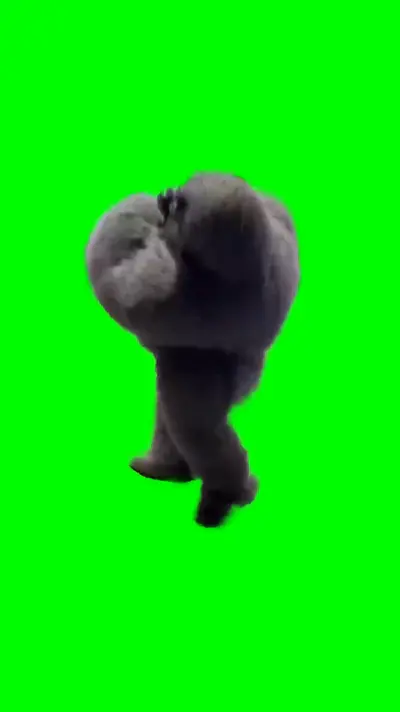 Dancing Gorilla green screen meme