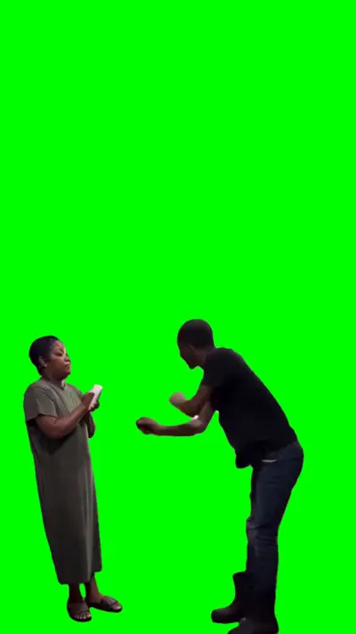 Dancing In Front Mom Being Annoying green screen meme