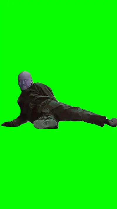 Dancing On Floor green screen meme