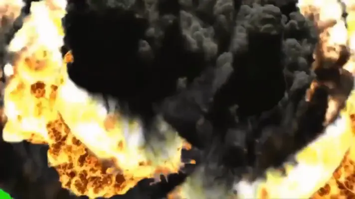 Explosion Smoke green screen meme