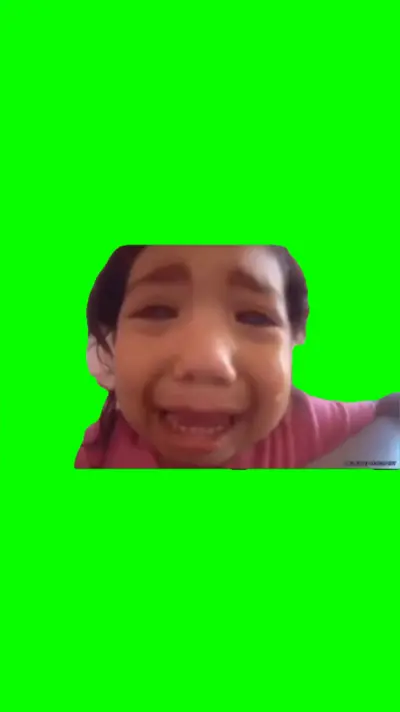 Girl Screaming Mom green screen meme