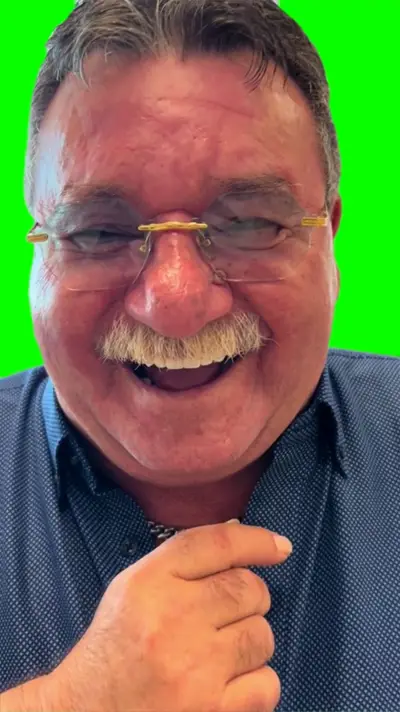 Guy Laughing green screen meme