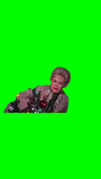 Merry Christmas Mama green screen meme