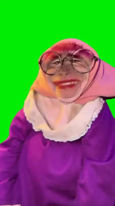 Monkey Rizzler green screen meme