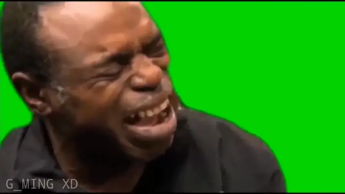 Old Man Crying green screen meme