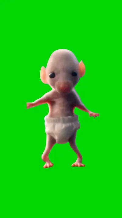 Sigma Rat Dancing green screen meme