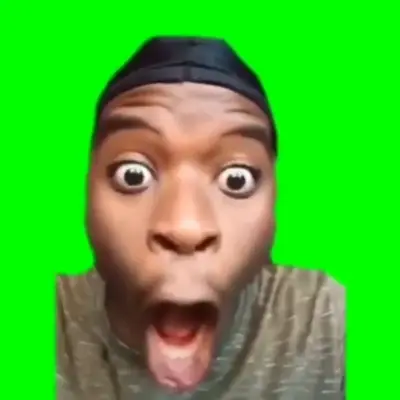 Surprised Guy green screen meme