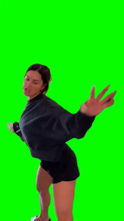 To Window To Wall Dance green screen meme