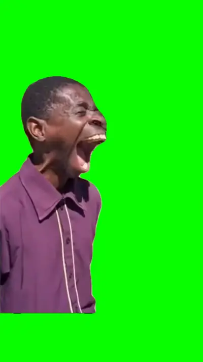 Uncontrollably Laughter green screen meme